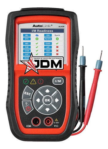 Scanner Diagnostico Autel Autolink Al439 Con Multimetro Jdm