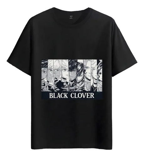 Tshirt Muscle Freaks Black Clover Anime Estilo Black Clover