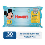 Huggies Toallitas Humedas Protect Plus Suave X48 Pack X30