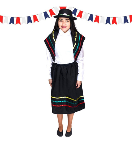 Traje Nortino Niña Baile / Fiestas Patrias