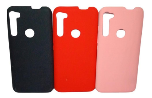 Estuche Silicone Case Cerrado Para Motorola One Fusion Plus