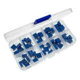 Kit 50 Potenciometros Trimpot 3296w 10 Tipos Caja Plastica