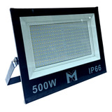 Mx Led Refletor Led 500 W 110v/220v Preta