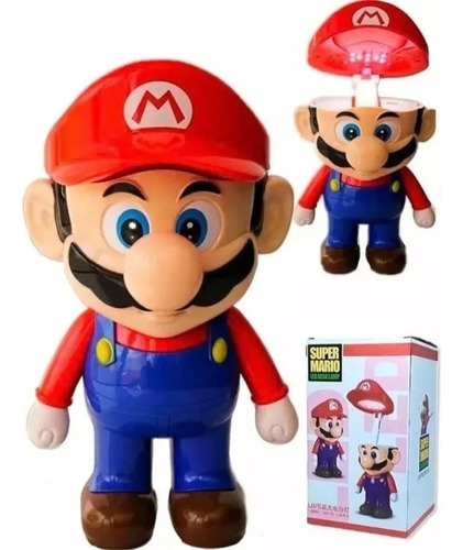 Lampra Led De Escritorio Recargable Super Mario!! 