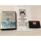 Master System : American Baseball Tectoy Cx Locadora E Sacol