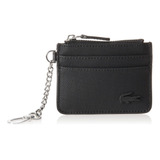 Cartera Billetera Tarjetero Lacoste Original Negro Mujer