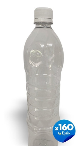 Envases Plasticos 900 Cc Pet Cristal Tapa Rosca  X160 Un.