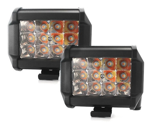 Faro 24 Led 36w Dually Blanco/ambar 5 Funciones Hyb