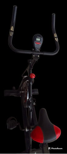 Bicicleta Estática Ifocus Sport Spinning Color Rojo Y Negro