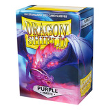 Fundas Para Tarjetas Dragon Shield, Color Morado Mate, Tamaño Estándar