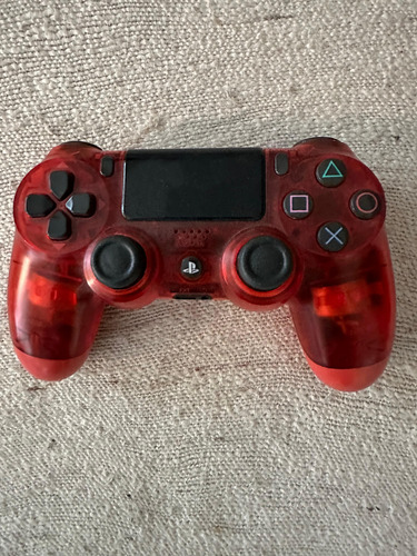 Joystick Sony Playstation Dualshock 4 Ps4 Red Crystal