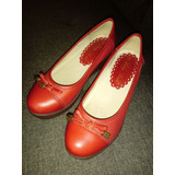 Zapatos De Mujer Lady Stork Rojos
