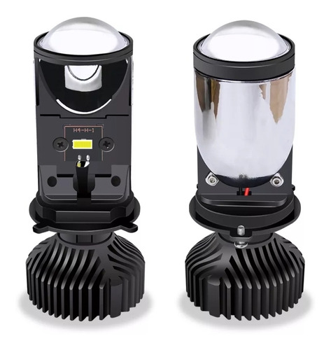 Foco Led H4 Alta Y Baja Lupa Miniproyector 20mil Lúmenes 90w