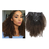 Clip Ombre Afro Rizado Rizado De Cabello Extensiones De Cabe