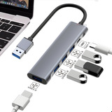 Hub Usb 4 Puertos Multipuerto Adaptador Type C Convertidor