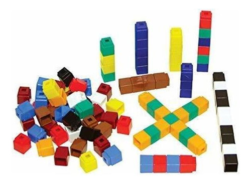 Juego Educativo De Matema Cubos Unifix, Diez Colores Sur
