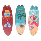 Placa De Madera Para Tabla De Surf, Tamaño Mini, 3 Unidades