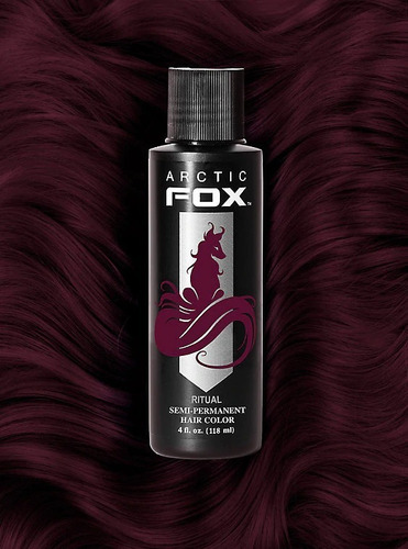 Tinte Ritual Arctic Fox 4oz Color Bordo Manic Panic Burgundy