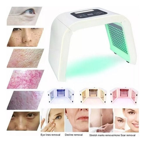 Mascara Led Cabina Corporal Pdt 7 Colores Terapia Facial Lum