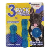 Juguetes Para Mascotas Perro Con Sonido 3 Pack