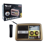 Radio Solar Bluetooth Recargable Am-fm-sw-usb Y Linterna