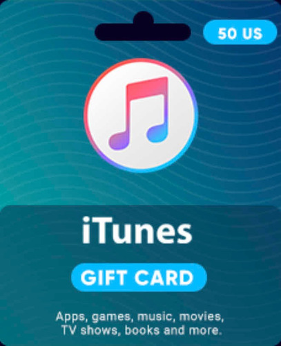 Tarjeta Itunes Apple Card Gift Card 50 Usd Usa Prepago