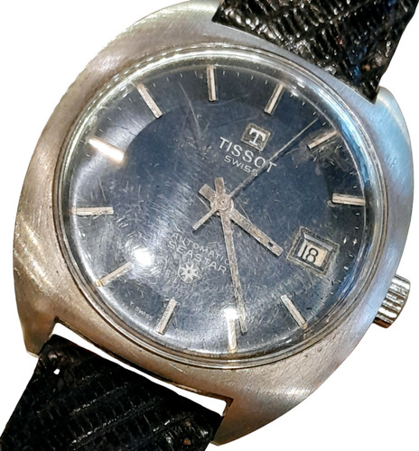 Vintage Reloj Tissot Automatic Seastar Azul 38 Mm