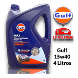 Aceite Gulf 15w40 Mineral 4 Litros Gulf Max Alta Proteccion