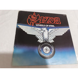 Lp Saxon Wheels Of Steel 1980 Excelente