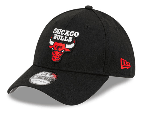 Gorra New Era Nba Black Alt Logo 39thirty Cerrada