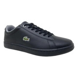 Lacoste Hydez 119 Tipo Clásico Negro Con Gris 100% Original