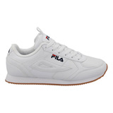 Sneaker Deportivo Escolar Pr770240 Ajustable Texto Fila