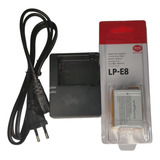 Kit Lp-e8 Compativel Canon +carregador T2i T3i T4i T5i 