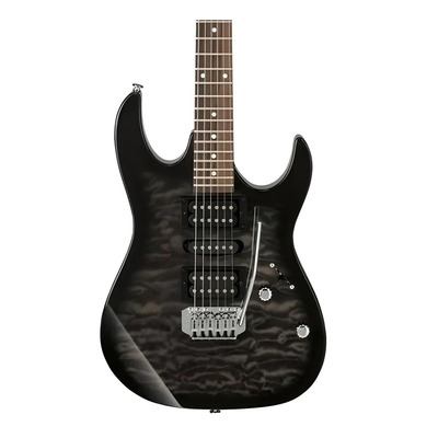 Ibanez Grx70qa-tks Guitarra Eléctrica Gio Negra Trasparente Color Transparent black sunburst Material del diapasón Amaranto Orientación de la mano Diestro | Envío gratis