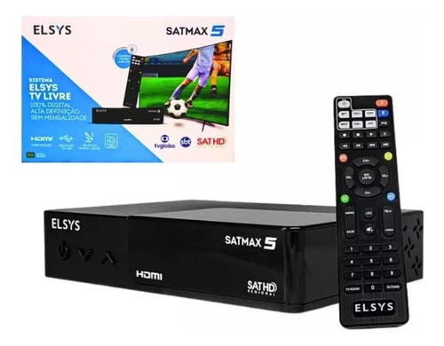 Receptor Elsys Satmax 5 Parabólica Satélite Ku