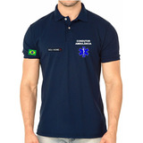 Camisa Polo Condutor Veículo Ambulância Bordado Mod3