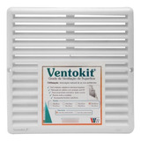 Grade De Ventilação De Superfície 25x25 C/ Tela Anti-inseto