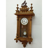 Reloj A Pendulo De Pared  Gustav Becker Aleman 