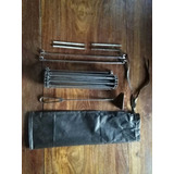 Parrilla Plegable Para Camping De Cadenas