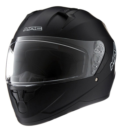 Casco Integral Moto Mac M67 Bass Color Negro Marelli