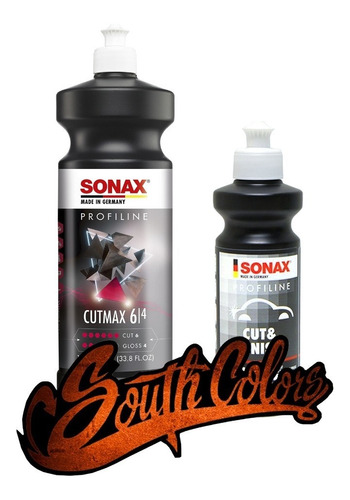 Kit Pulidores Sonax Cut Max 1lt + Cut & Finish 250ml