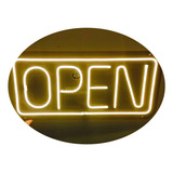Cartel Neón Led Open Apto Exterior - Luminoso - Deco