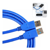 Cabo Usb 3.0 X2 Macho X Macho Passa Dados Força Hd Externo