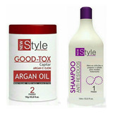 Botox Capilar Argan Oil 1kg+shampoo Anti Resíduo #oferta ##