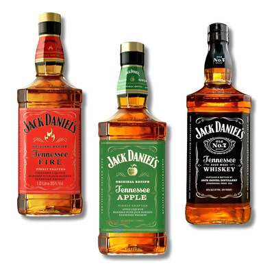 Kit Whisky Jack Daniel's Apple + Fire + N°07 +nfe Envio Full | Frete grátis