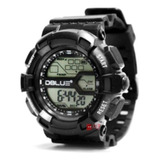 Reloj Deportivo Digital Sumergible 30mts Color Negro - Ps