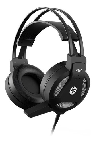 Fone De Ouvido Gamer - Hp H100 P2 C/ Adaptador P3           