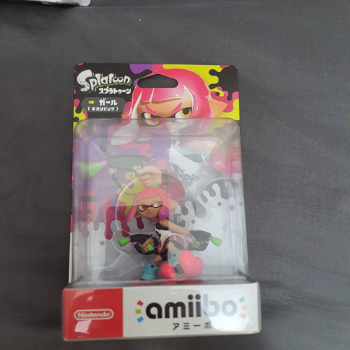 Amiibo Inkling Girl Splatoon Lacrado