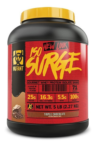 Proteina Mutant Iso Surge 5 Lb (2.27 Kg) Proteina Aislada