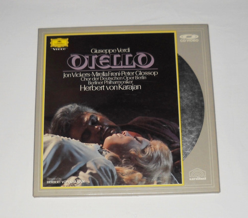 Otello Verdi Von Karajan Vickers Freni 2 X Laser Disc